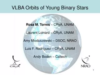 VLBA Orbits of Young Binary Stars