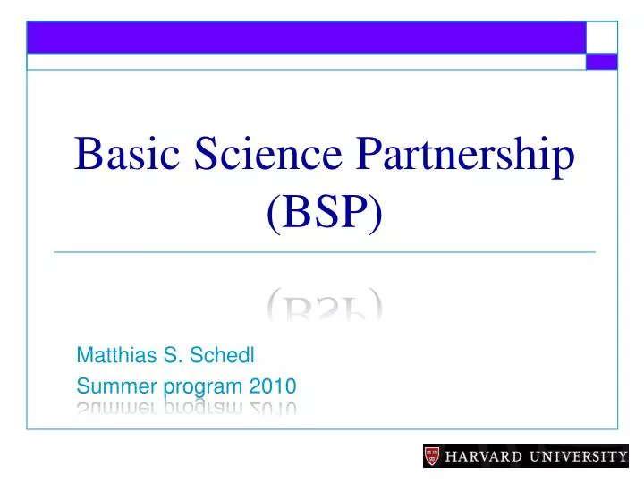 basic science partnership bsp