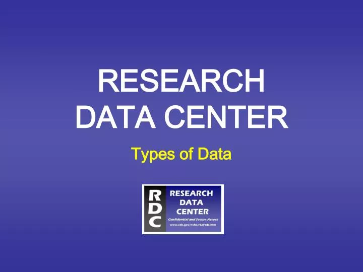 research data center
