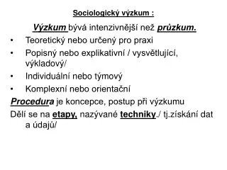 sociologick v zkum