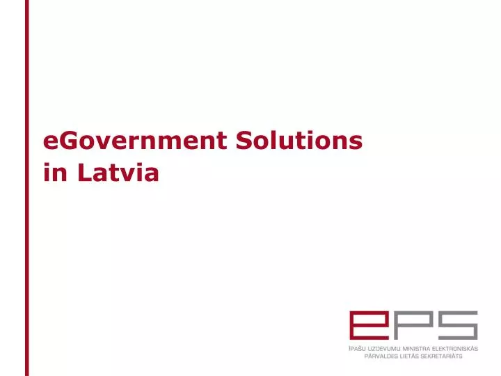 egovernment solutions in latvia
