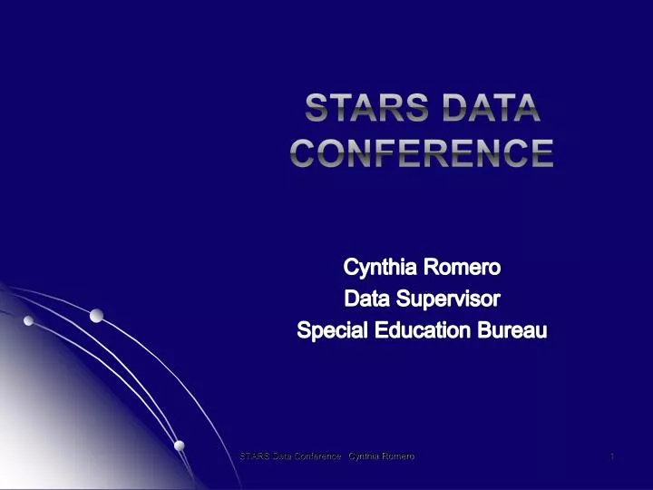stars data conference