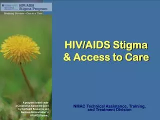 HIV/AIDS Stigma &amp; Access to Care