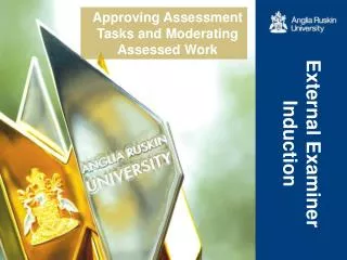 Approving Assessment Tasks and Moderating Assessed Work