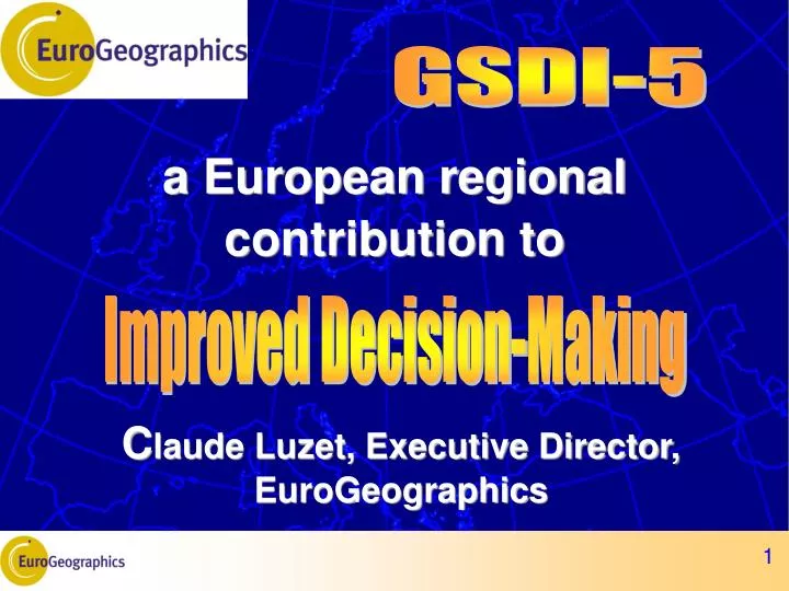 a european regional contribution to