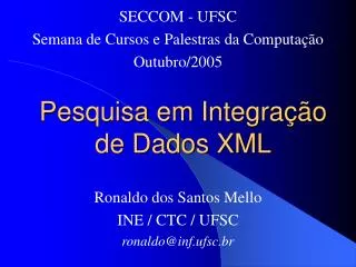 pesquisa em integra o de dados xml