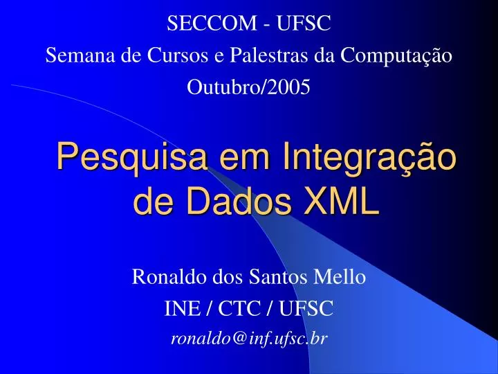 pesquisa em integra o de dados xml