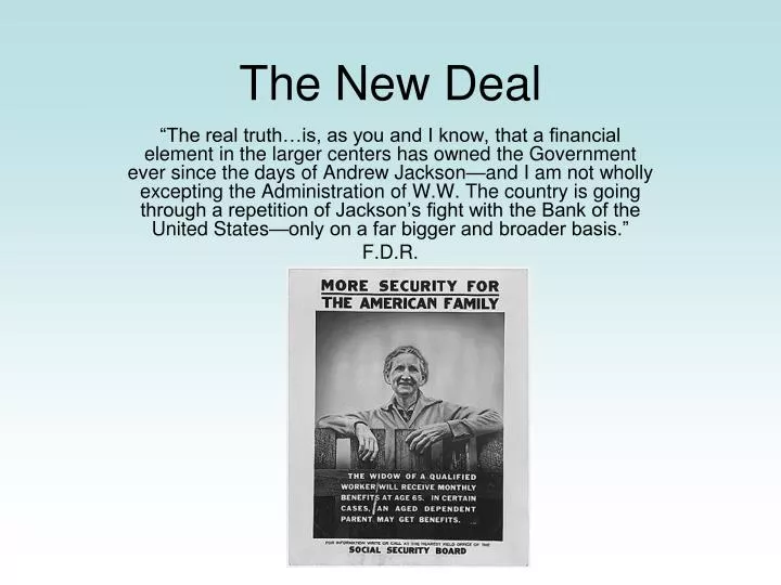 the new deal