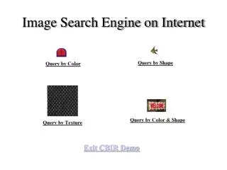 Image Search Engine on Internet