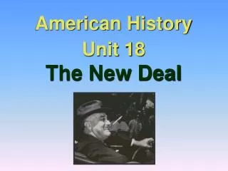 American History Unit 18