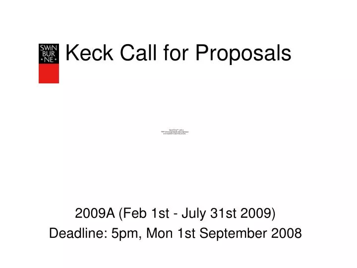 keck call for proposals