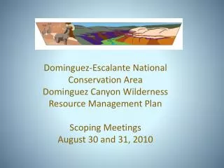 Dominguez-Escalante National Conservation Area Dominguez Canyon Wilderness