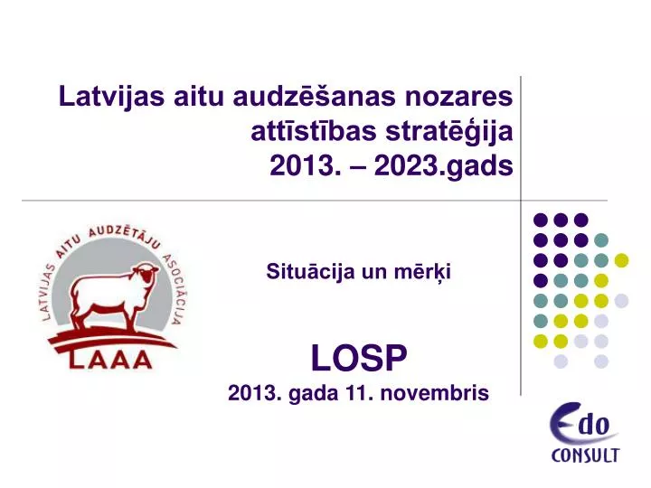 latvijas aitu audz anas nozares att st bas strat ija 2013 2023 gads