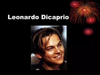 Leonardo Dicaprio