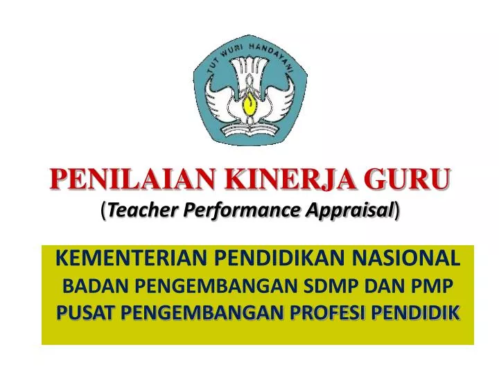 penilaian kinerja guru teacher performance appraisal