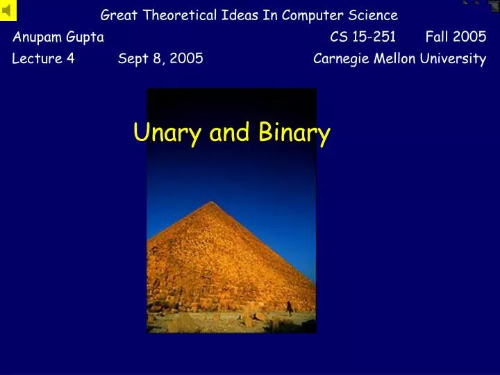 unary and binary