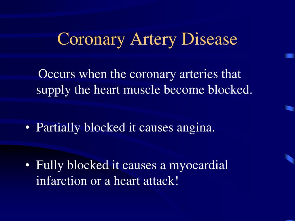 PPT - Coronary Artery Disease PowerPoint Presentation, free download ...