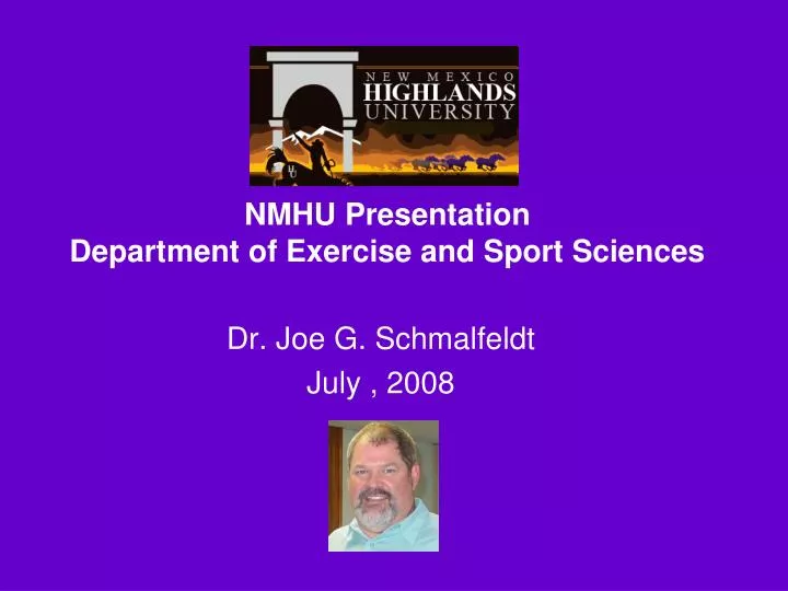 nmhu presentation department of exercise and sport sciences