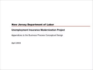 New Jersey Department of Labor