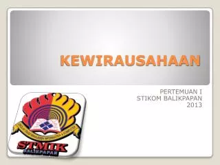 kewirausahaan