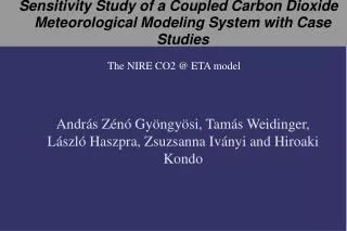 Sensitivity Study of a Coupled Carbon Dioxide Meteorological Modeling System with Case Studies