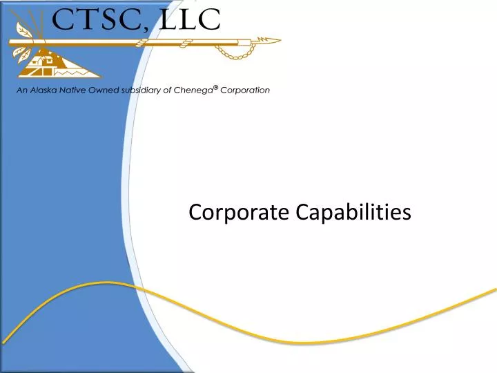 corporate capabilities