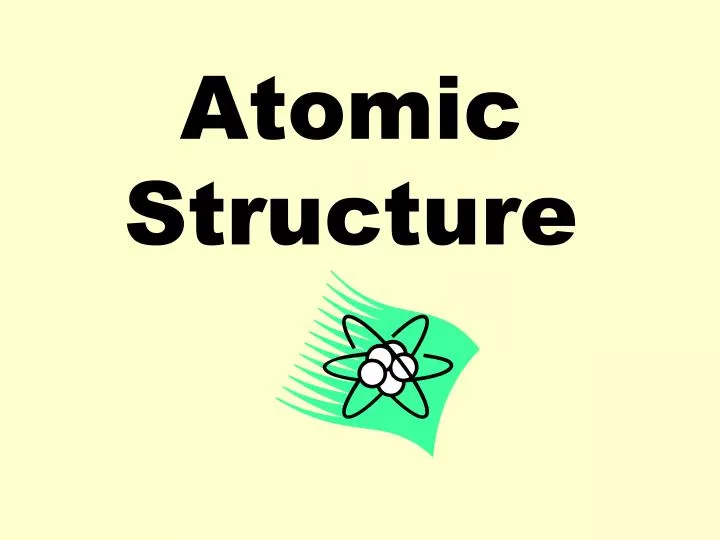 atomic structure