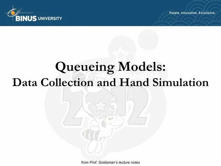 queueing models data collection and hand simulation