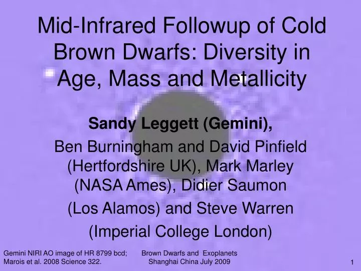 mid infrared followup of cold brown dwarfs diversity in age mass and metallicity