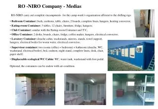 RO -NIRO Company - Medias
