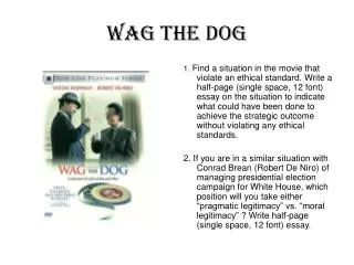 WAG THE DOG