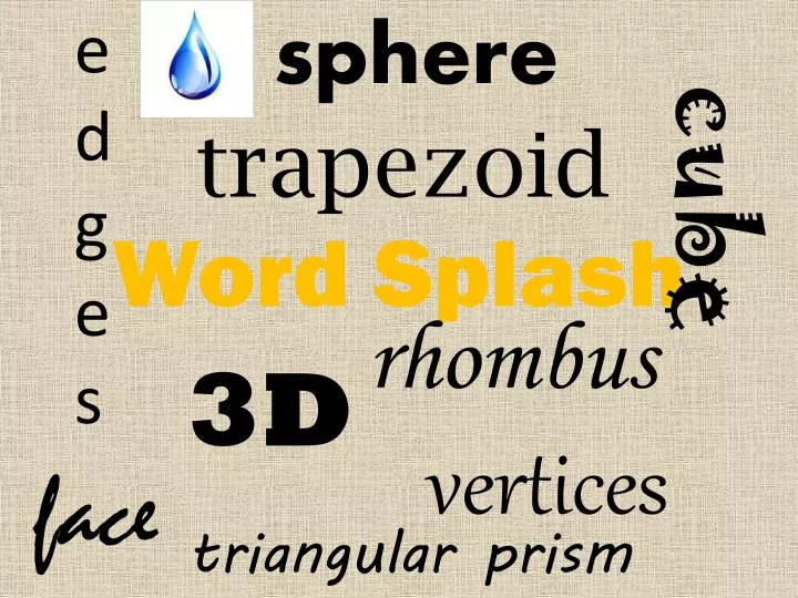 word splash