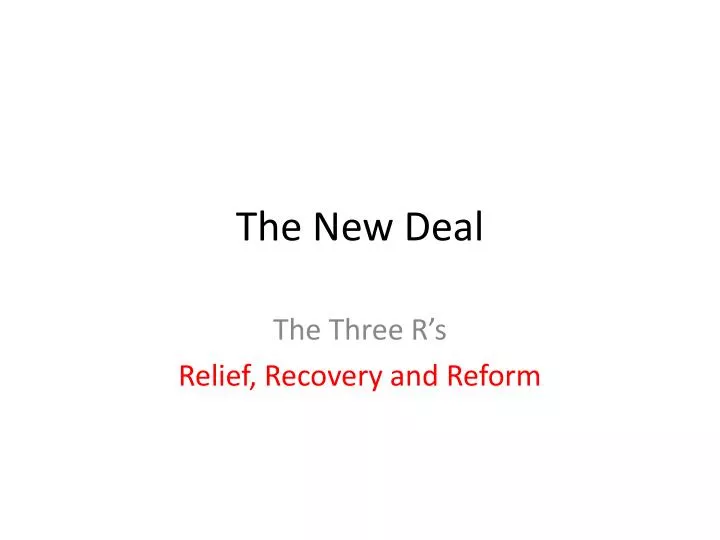 the new deal