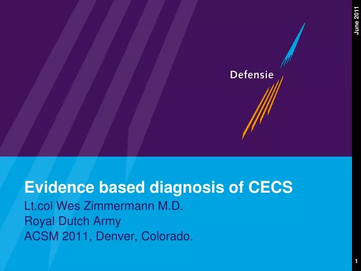 evidence based diagnosis of cecs