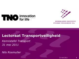lectoraat transportveiligheid
