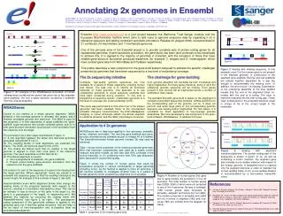 Annotating 2x genomes in Ensembl