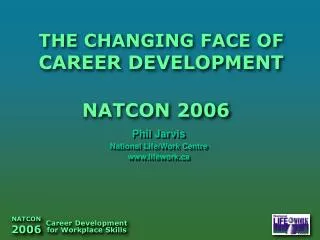 THE CHANGING FACE OF CAREER DEVELOPMENT