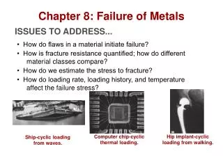 Chapter 8: Failure of Metals