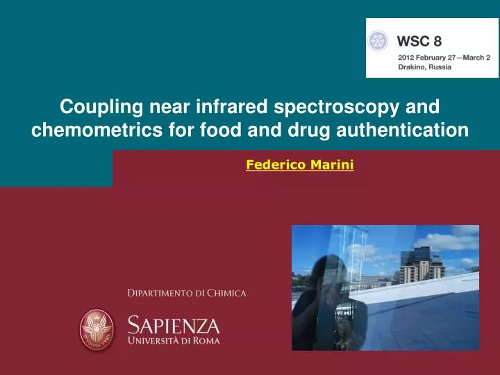 coupling near infrared spectroscopy and chemometrics for food and drug authentication
