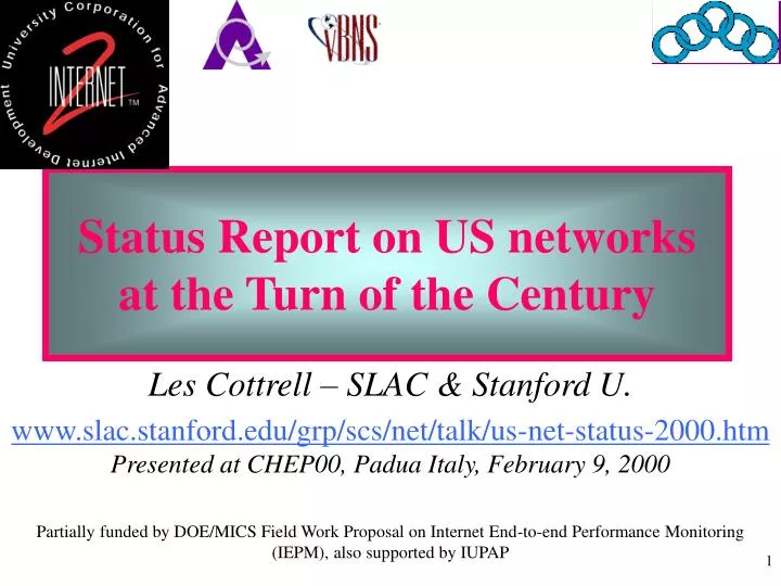 status report on us networks at the turn of the century