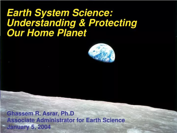 earth system science understanding protecting our home planet