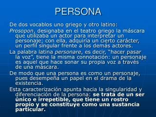 persona