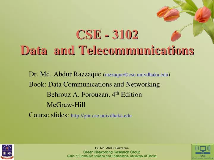 cse 3102 data and telecommunications