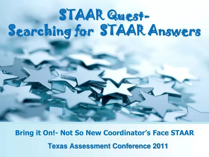bring it on not so new coordinator s face staar