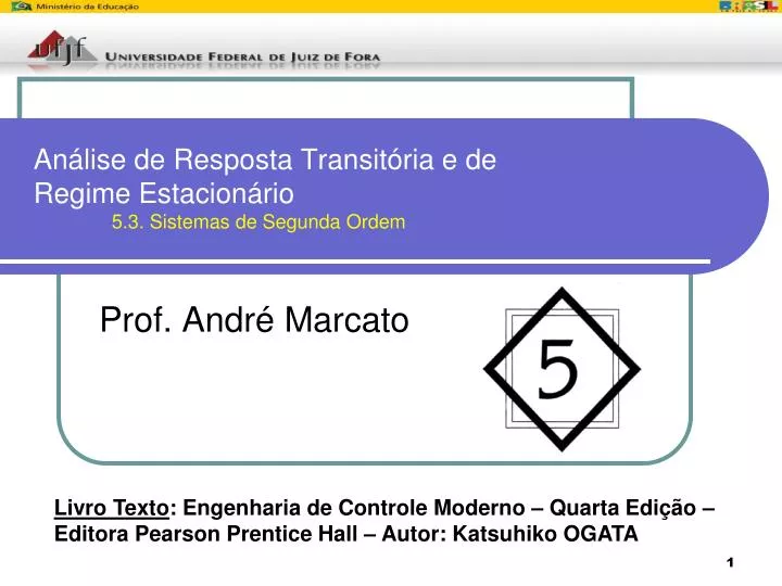 an lise de resposta transit ria e de regime estacion rio 5 3 sistemas de segunda ordem