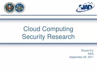 Cloud Computing Security Research