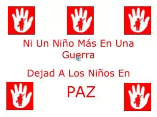 ni un ni o m s en una guerra