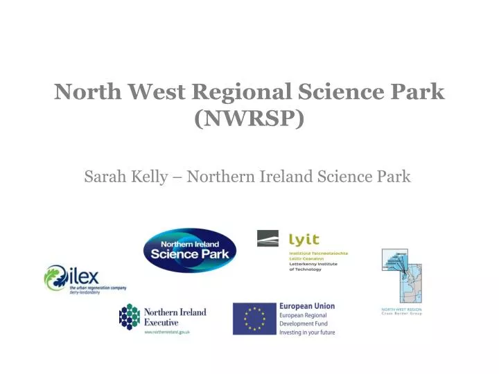 north west regional science park nwrsp