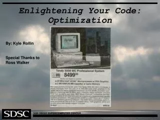 Enlightening Your Code: Optimization