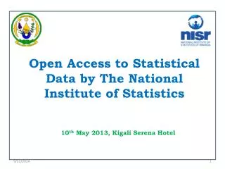 Open Access to Statistical Data by The National Institute of Statistics